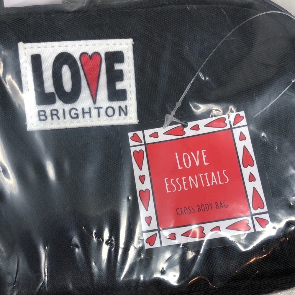 NWT Brighton Love Essentials Black Crossbody Bag - Picture 11 of 12